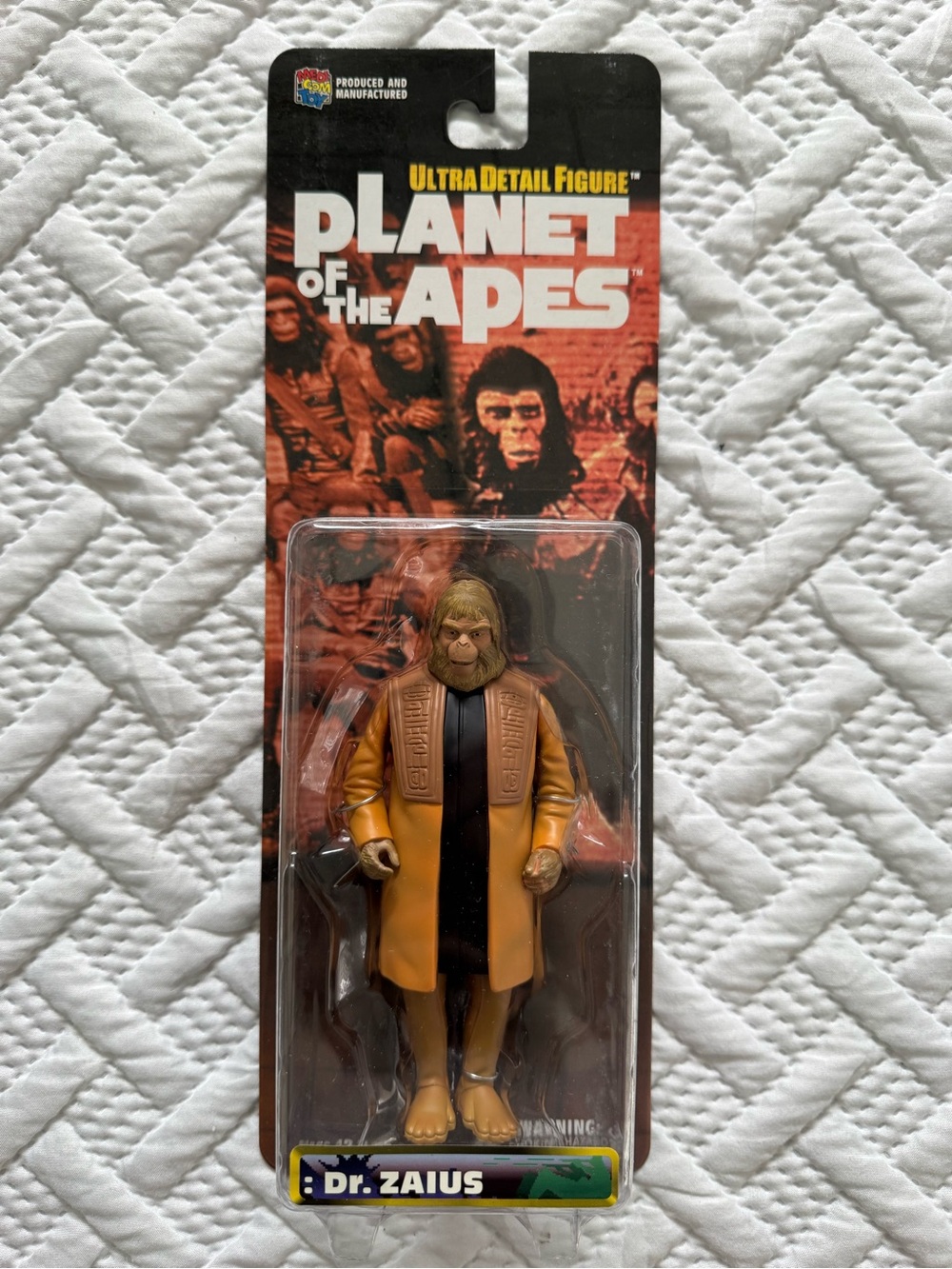 VTG Medicom Planet of the Apes Dr Zaius Action Figure Maurice Evans NEW SEALED